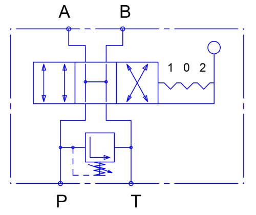 Hydraulic scheme of AV-R-04-G