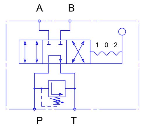 Hydraulic scheme of AV-R-05-G