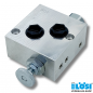 Preview: 3-way hydraulic flow control valve, flange-mounted for EPM/EPRM, type: 3RD-R-G