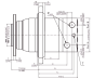 Preview: TMF 400 2 HD Hydraulic Motor with High Pressure Seal