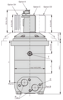 Preview: EPMV 630 SH RS Hydraulic Motor