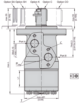 Preview: EPM-Q 160 C D Hydraulic Motor