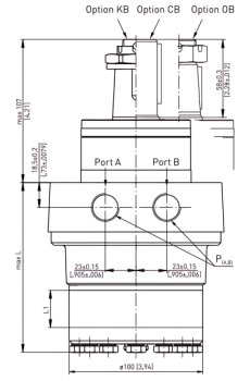Preview: EPRM-W 80 KB Hydraulic Motor