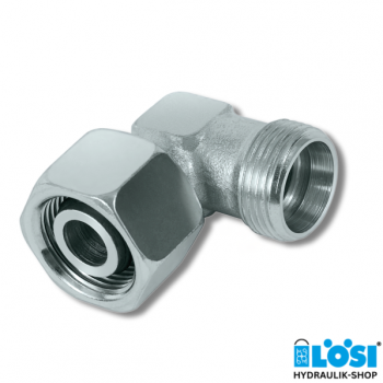 Adjustable angle-screw connection 18L, 90°