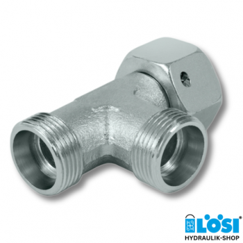 Adjustable L-screw connection 6L, metric