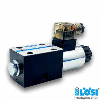 Preview: Hydraulic valve, 4/2 way valve, solenoid valve NG06-2B2-24VDC