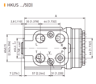 Preview: HKUS 125/5-175 Hydrostatische Lenkeinheit