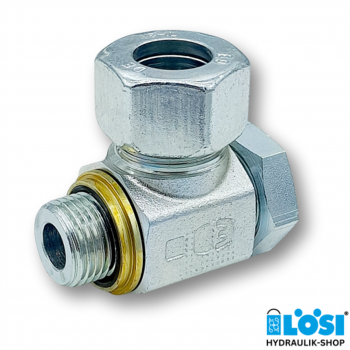 High-pressure elbow swivel fitting inch 08L, G1/4"