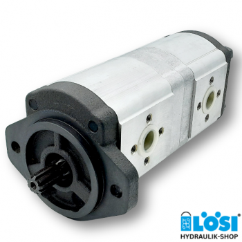 Hydraulic tandem gear pump CAP 22C22X167E/C14X066