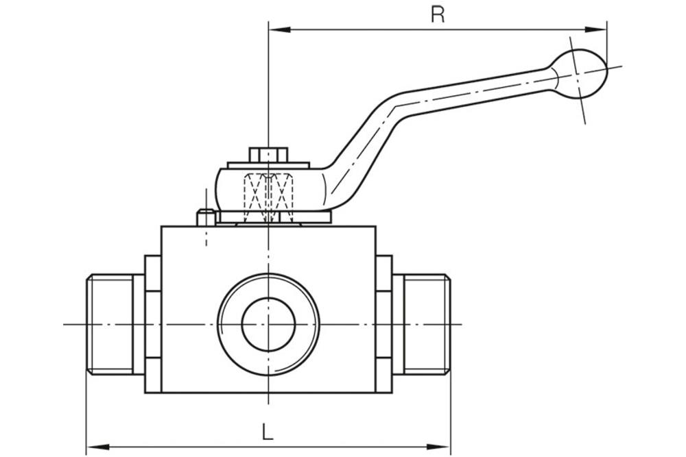 Block-Kugelhahn 2/2 WEGE DN12 ROHR 16L 500BAR, ValCon® im LÖSI ...