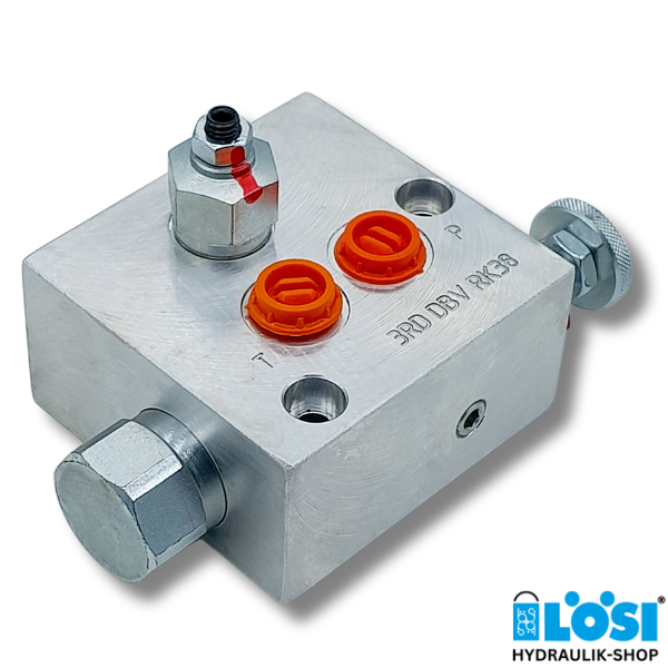 3-way hydraulic flow control valve 3 RD+DBV-GHL-38