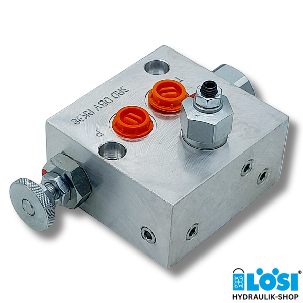 3-way hydraulic flow control valve 3 RD+DBV-GHL-38