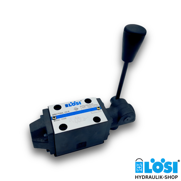 4/2-Way Valve with hand lever, NG06, Spring-Centered