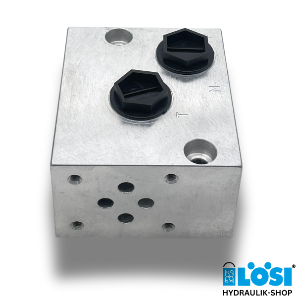 Base plate CETOP3 NG06 flangeable on EPM/EPRM motor