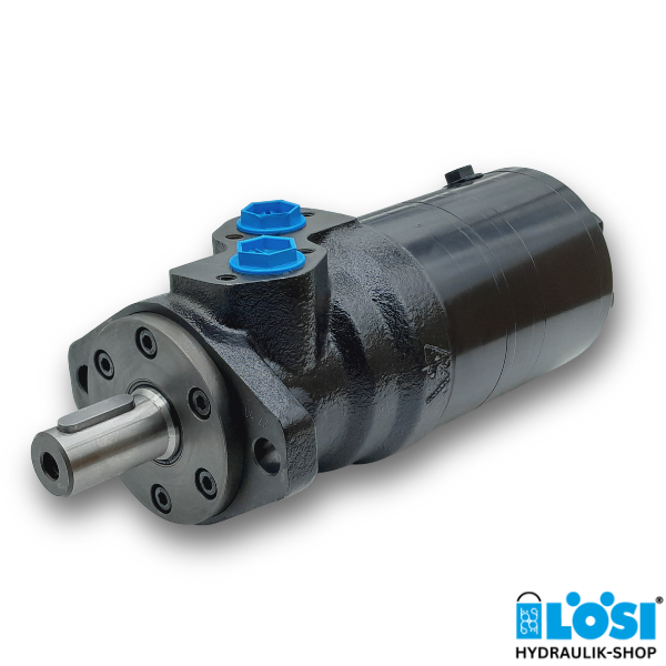 B/MR 200 C P RAL 9011 Hydraulic Motor with Integrated Brake