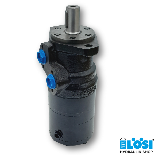 B/MR 200 C P RAL 9011 Hydraulic Motor with Integrated Brake