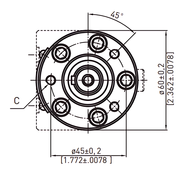 EPMM 32 C PS RAL 7015 Hydraulic Motor