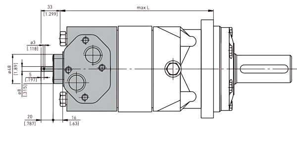 EPMT 160 C T Hydraulic Motor