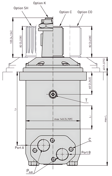 EPMV 630 SH RS Hydraulic Motor