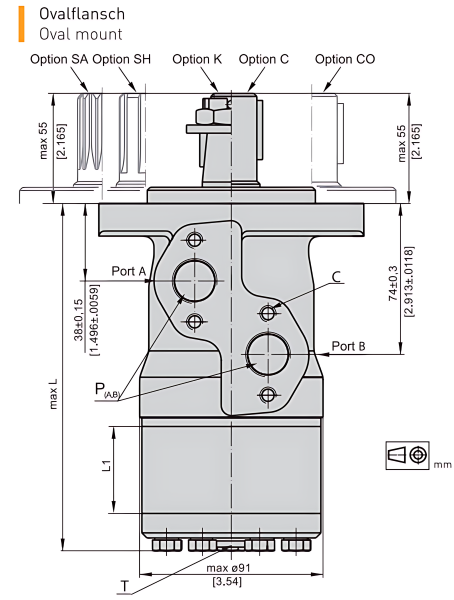 EPM 315 C D FR Hydraulic Motor