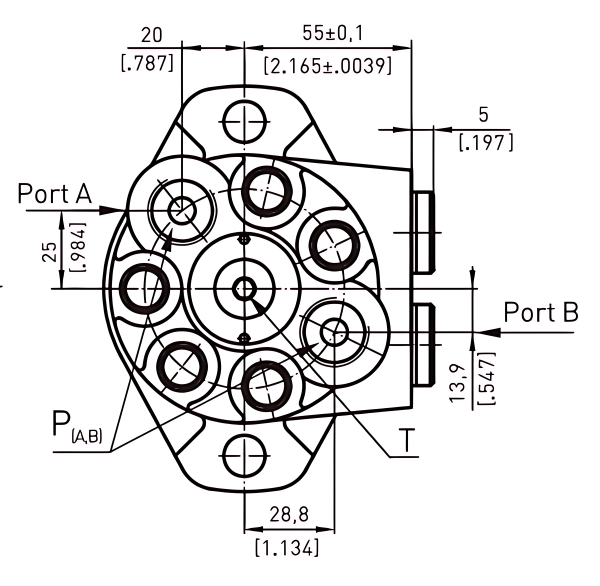 EPM-Q-E 50 C D Hydraulic Motor