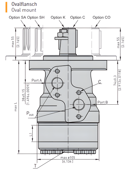 EPRM-N 80 C D Hydraulic Motor