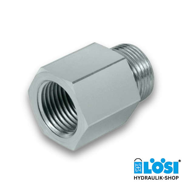 Gerade Aufschraubverschraubung (Hydraulik) zöllig, 16S