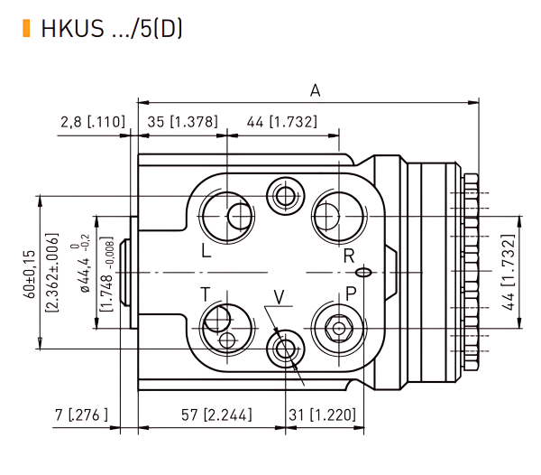 HKUS 160/5-175 Hydrostatische Lenkeinheit