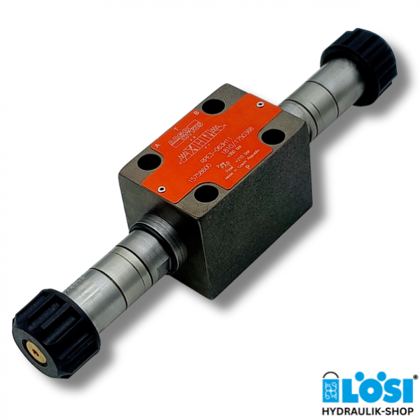 Argo Hytos 4/3-Way Hydraulic Valve NG06 with Ports A, B, P, and T blocked (without Coils)