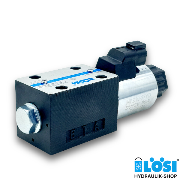 4/2-Way Hydraulic Valve NG06, 12V, Normally Closed (A, B, P, T)