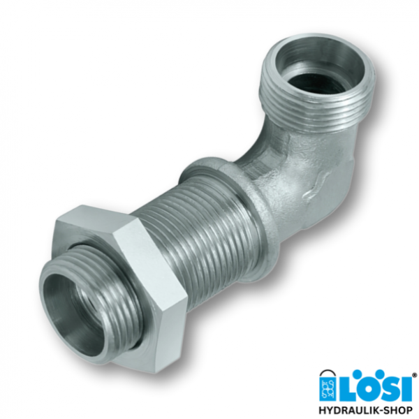 Angle bulkhead screw connection 20S, 90°