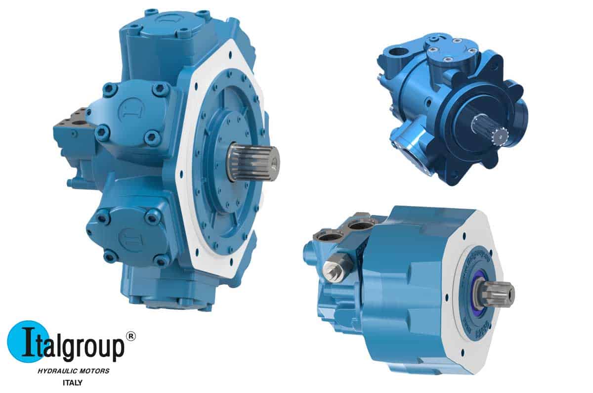 Various radial piston motors from Italgroup