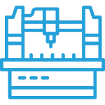 Icon of a CNC machine